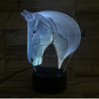 3D lamp Horse
