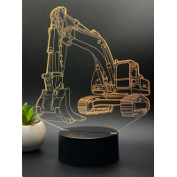 3D lamp Excavator 