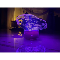 3D lamp Audi A7