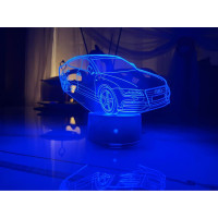 3D lamp Audi A7