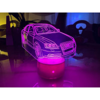3D lamp Audi S6 C6