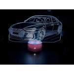 3D lamp Audi RS 8