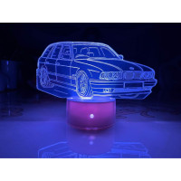 3D lamp BMW E34 universal