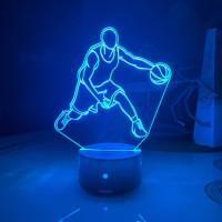 3D lamp Basketball player
