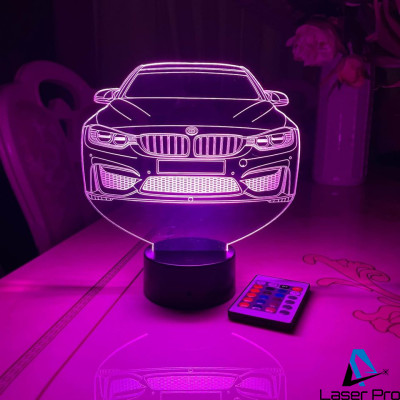 3D lamp BMW F30 from the front
