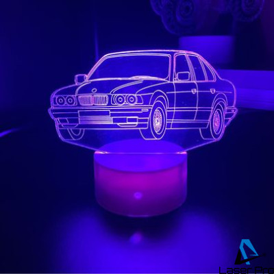 3D lamp BMW E34 M5