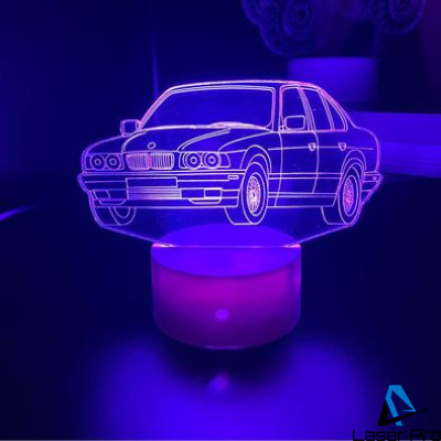 3D lampa Vācu E34 M5 