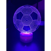3D lamp Football ball
