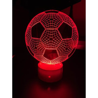 3D lamp Football ball