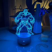 3D lamp Hulk