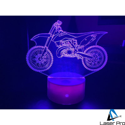 3D lamp Cross-country motorcycle