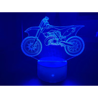 3D lamp Cross-country motorcycle