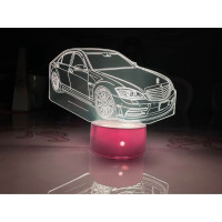 3D lamp Mercedes S-Class