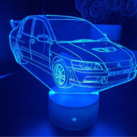 3D lamp Mitsubishi Evolution 7