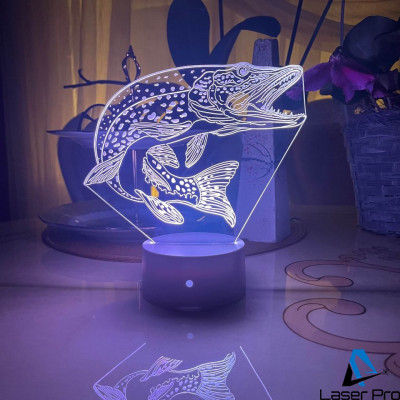 3D lamp Pike