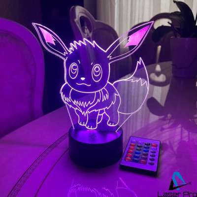3D lamp  Pokemon Eevee