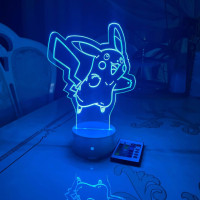 3D lamp Pokemon Pikachu