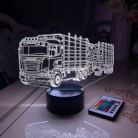 3D lamp Scania R480 Wood Truck