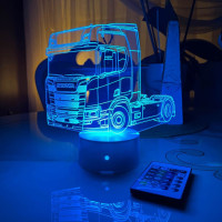 3D lamp Scania R500
