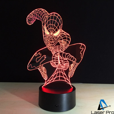 3D lamp Spider man