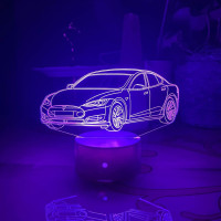 3D lamp Tesla Model S