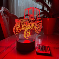 3D lamp Tractor T-25