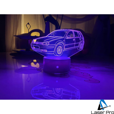 3D lamp VW Golf 4