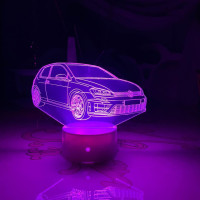 3D lamp VW Golf 7 coupe