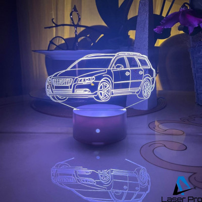 3D lamp Volvo V70