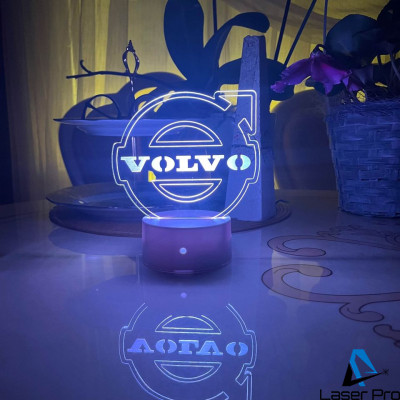 3D lamp Volvo Logo 