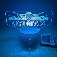 3D lamp World of Tanks 