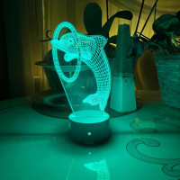 3D lamp Delfin