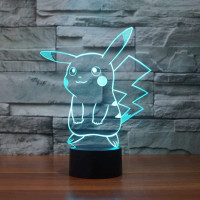 3D lampa Pikachu