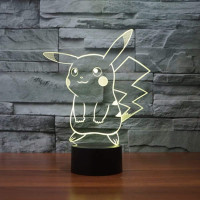 3D lampa Pikachu