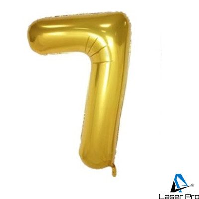 Balloon Number "7"  (100cm) - Gold