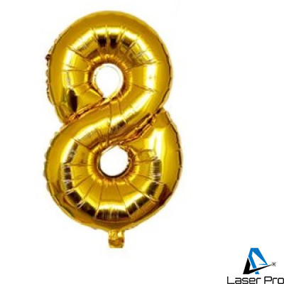 Gaisa balons - cipars "8"  (67cm)