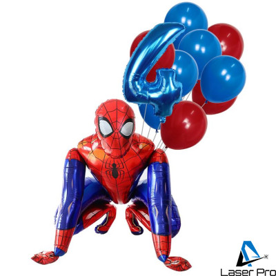 Spiderman balloon - 4 years