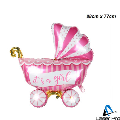 Its a girl balloon - baby stroller